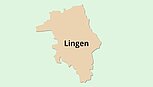 Umrisskarte Lingen