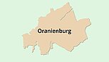 Umrisskarte Oranienburg