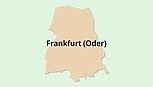 Umrisskarte Frankfurt (Oder)